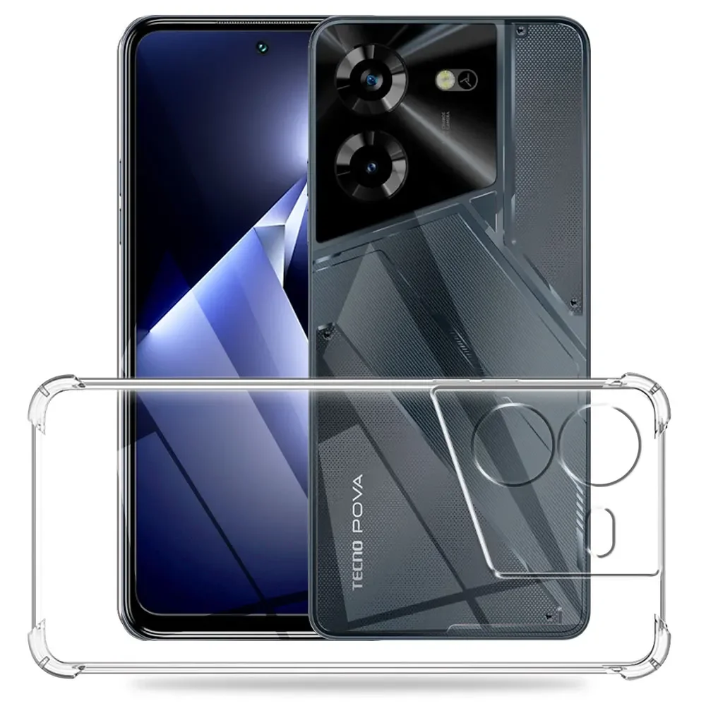 Silicone Soft Clear Shockproof Phone Cover