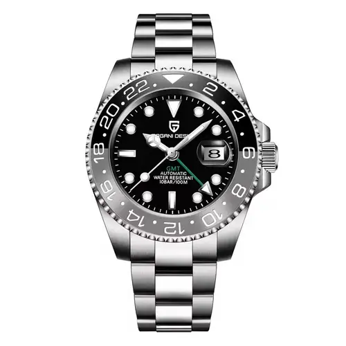 PAGANI DESIGN 40MM Men Mechanical Wristwatch Stainless Steel GMT Watch Top Brand Sapphire Glass Waterproof Automatic Watches Men - Image 12