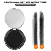 Graphite Charcoal Powder Ultra Soft Dry and Wet Sketch Toner Professional Water Soluble Sketch Toner Outdoor Painting Supplies 2