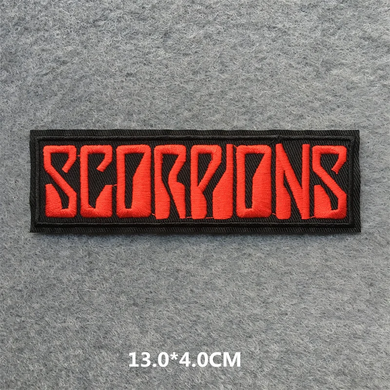 Embroidery patches MUSIC BAND Embroidered Patches Clothes Stickers DIY Ironing Appliques For Clothing Jacket Jeans Rock Stripes