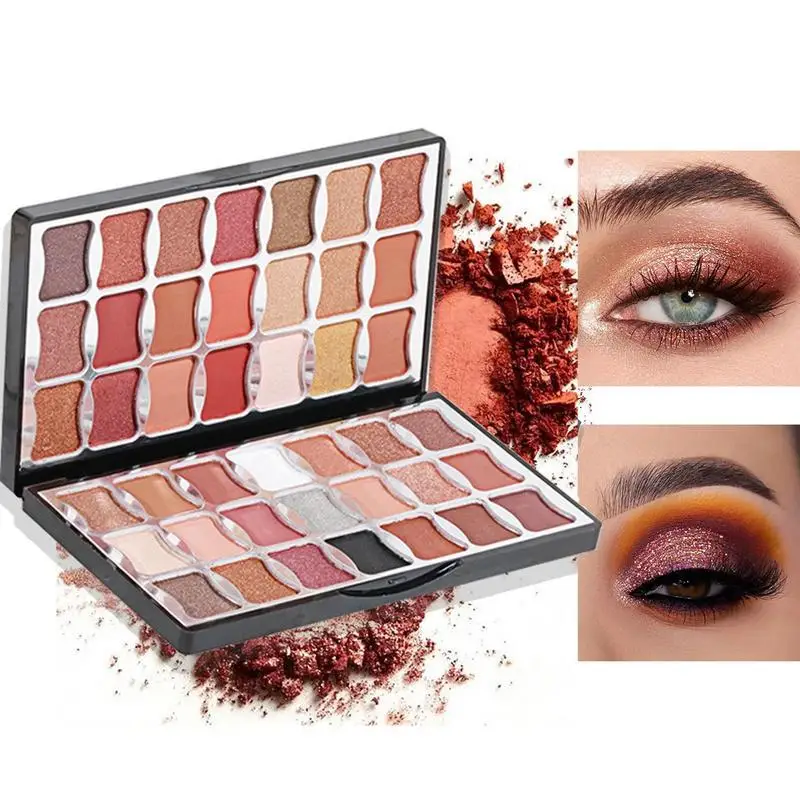 

42 Colors Eyeshadow Palette Long Lasting & Waterproof Eye Makeup Kit Matte Shimmer Eyeshadow Pallete Blendable Eye Makeup