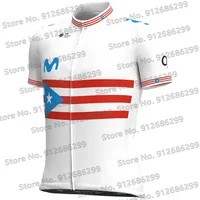 Cycling Jersey Set Puerto Rico 2022 Clothing Road Bike Bib Short Suit Bicycle Shirts MTB Uniform Maillot Culotte Ciclismo 2