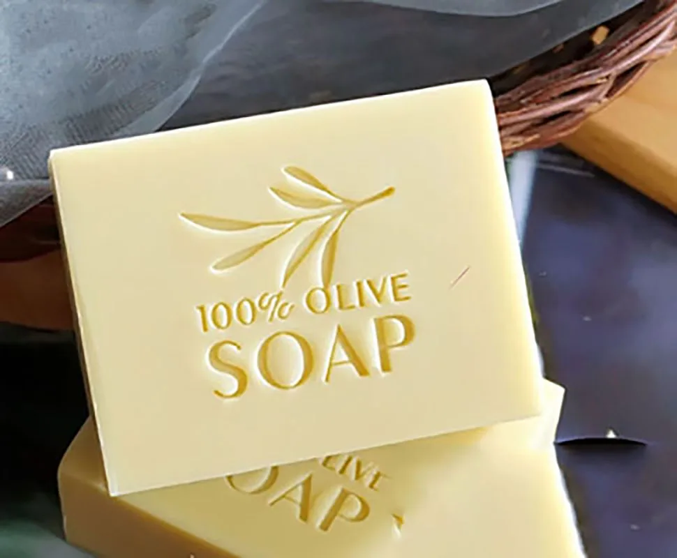 Lavender Pure Olive  Avocado Acrylic Soap Stamp Natural Transparent Custom Stamps For Making Soap Chapter