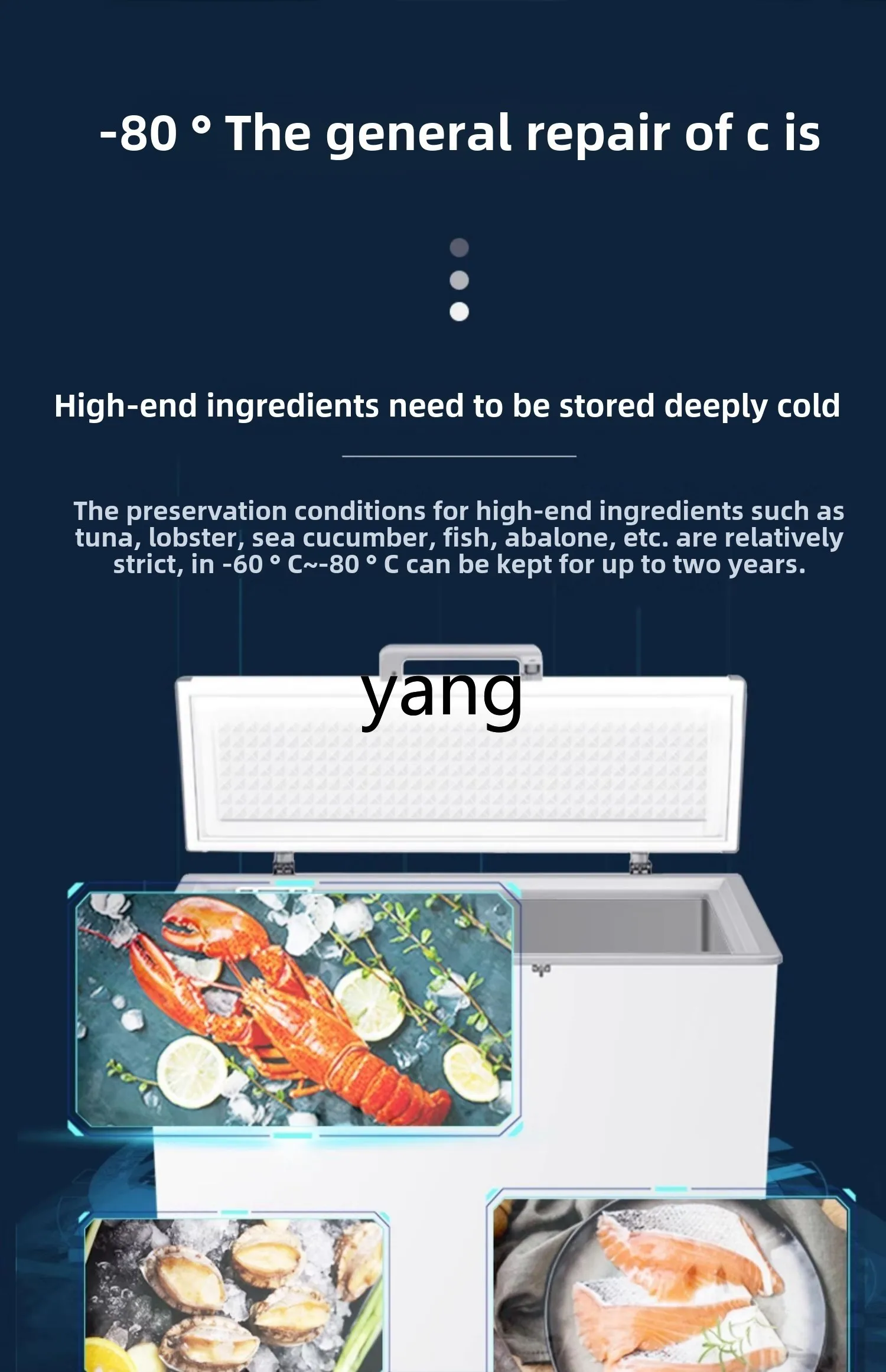 LMM ultra-low temperature freezer minus 60 degrees household minus 80 degrees refrigerator
