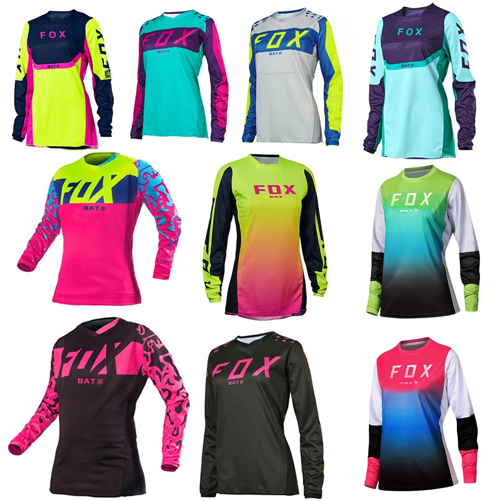 Cycling Jersey Women Motocross Jersey Downhill Jeresy Mountain Bike Shirt Quick Dry Off-Road MTB Maillot Ciclismo Mujer