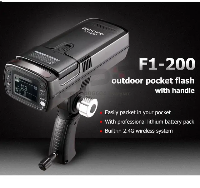 TRIOPO-Outdoor Luz de Bolso Flash, Lanterna Bateria De Lítio