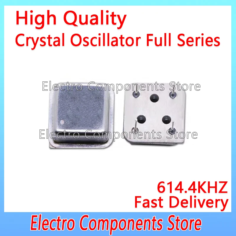 2PCS 614.4 KHZ DIP-4 614.4KHZ 614.4K OSC 4PIN 하프 사..