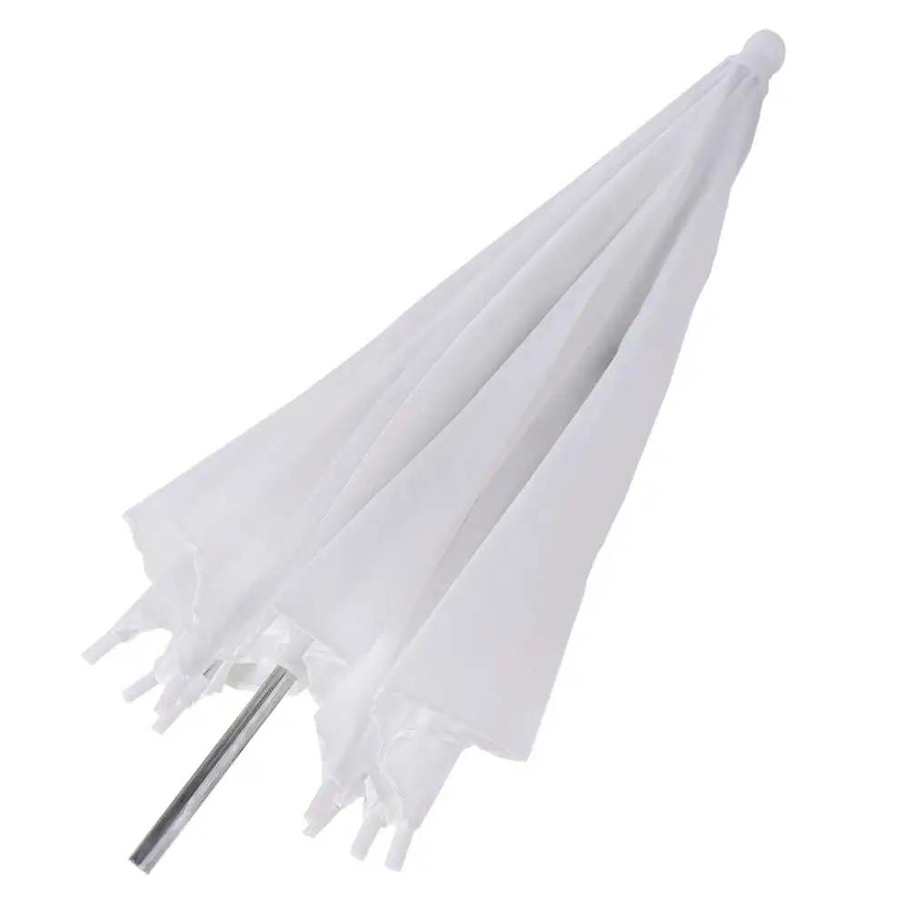 50cm/20인치 사진 촬영용 우산 금속 손잡이 화이트 소프트 조명 우산 디퓨저 전문가용 간편 설치