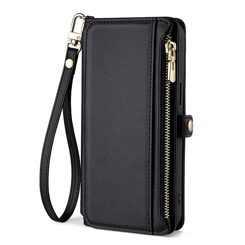 Flip Cover Zipper Wallet Phone Case