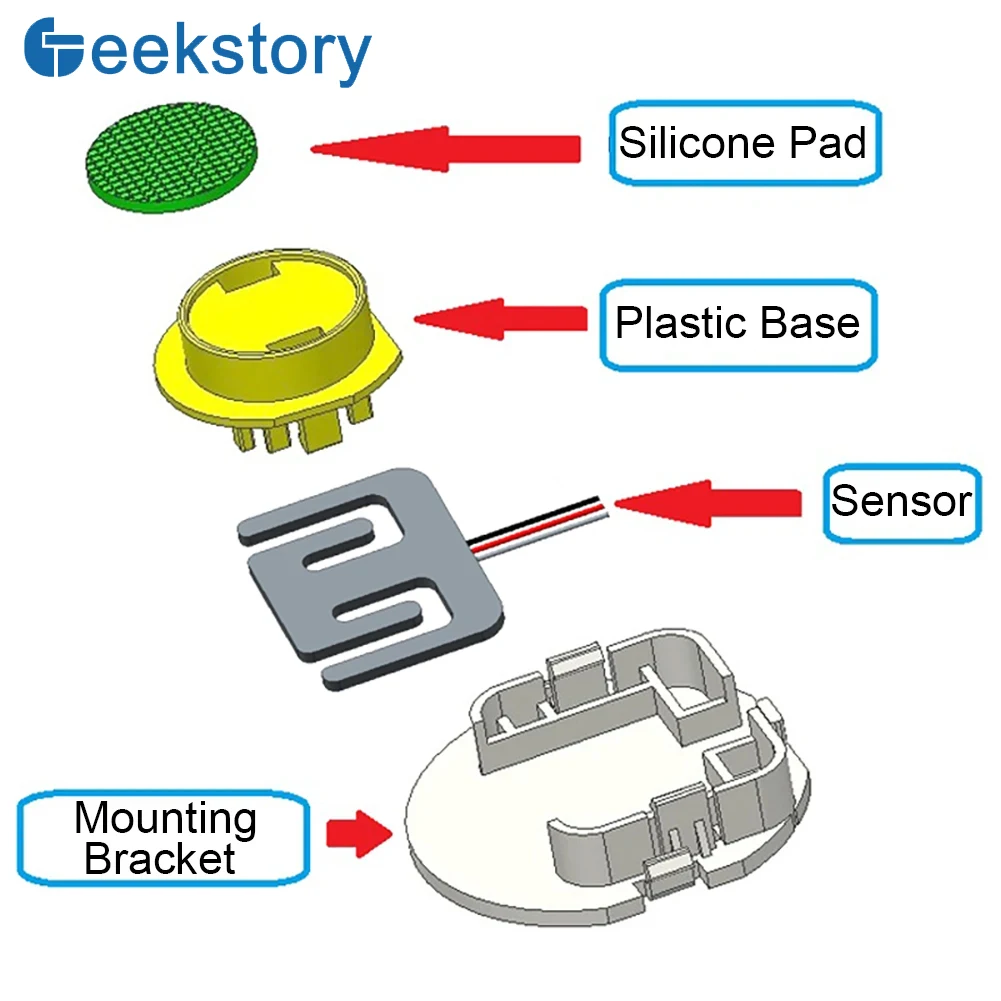 Heavy-Duty 50kg Weighing Sensor Kit with HX711 AD and Mounting Bracket