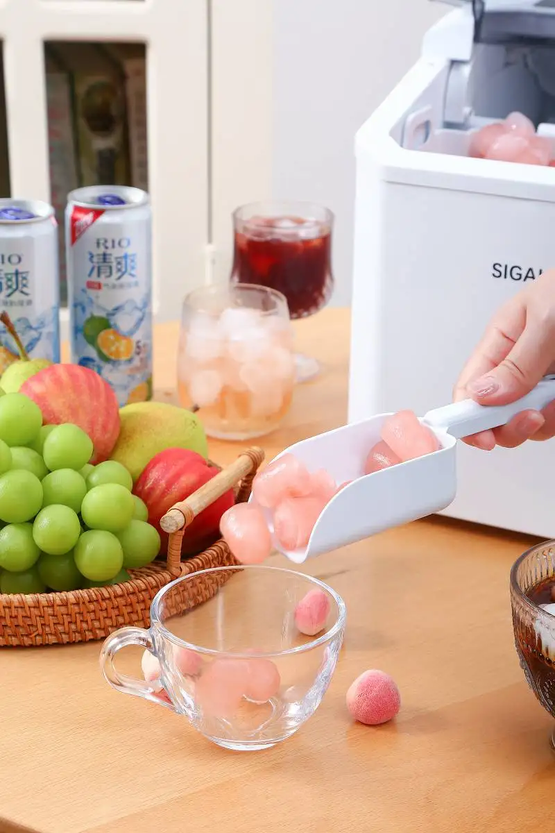 Countertop Ice Maker Machine Portable Ice Makers Countertop Make 12kg ice in 24 hrs Cube Ready in 6-13 Mins