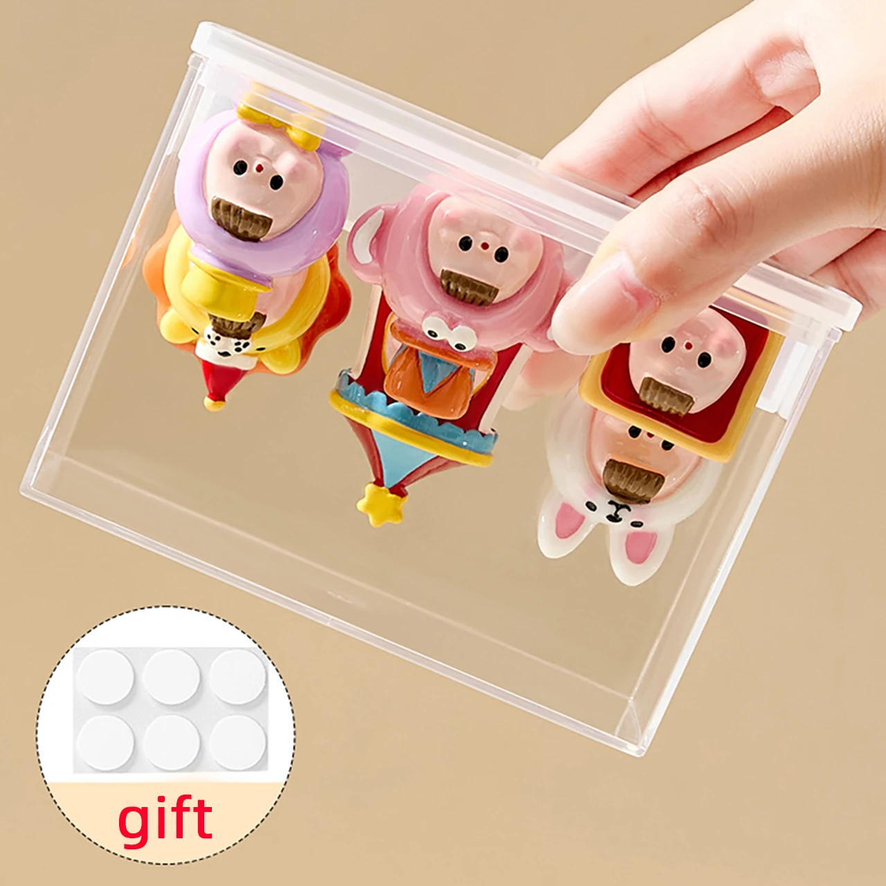 Tansparent Doll Storage Box Acrylic Display Case for Bubble Mart Labubu Organizer Stand in-stock Figurines Ornaments Collection