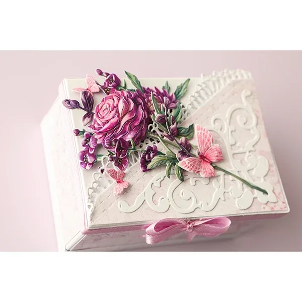 Big Sale Peacock and Rose Metal Cutting Dies Scrapbook Diary Decoration Stencil Embossing Template DIY Greeting Card Handmade