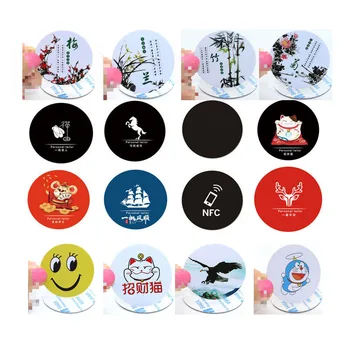 1Pcs RFID Anti-Interference Mobile Phone Sticker 125Khz Can Copy And Write Access Card T5577 EM4305 Smart Chip Tag Cloning Badge 1