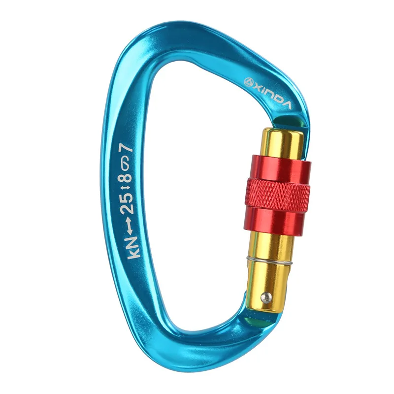 

Rock Climbing Main Lock Climbing Button Carabiner/Hanger D-Type Main Lock/Outdoor Rock Climbing Equipment Supplies Safety Lock