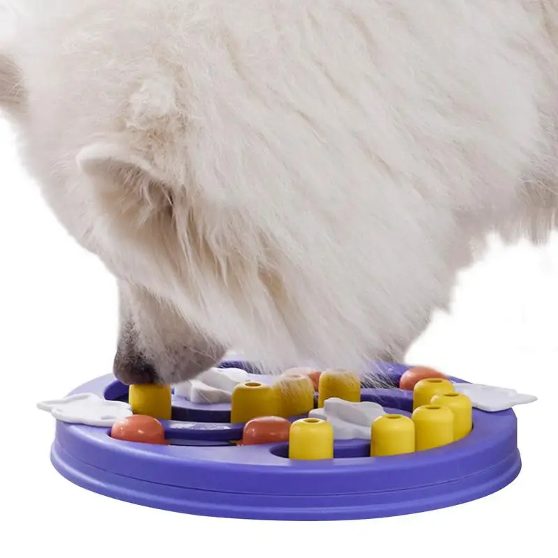 

Dog Treat Puzzle Interactive Puzzle Game Dog Toy Advanced Treat Dispenser For Puppy Dogs Cat Boredom Non-Slip Bottom Dog