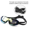 Swimming Goggles Large Frame Adults Swimming Pool Eyewear Waterproof HD Anti-fog Goggles Adjustable Silicone Swim Glasses 수경 4