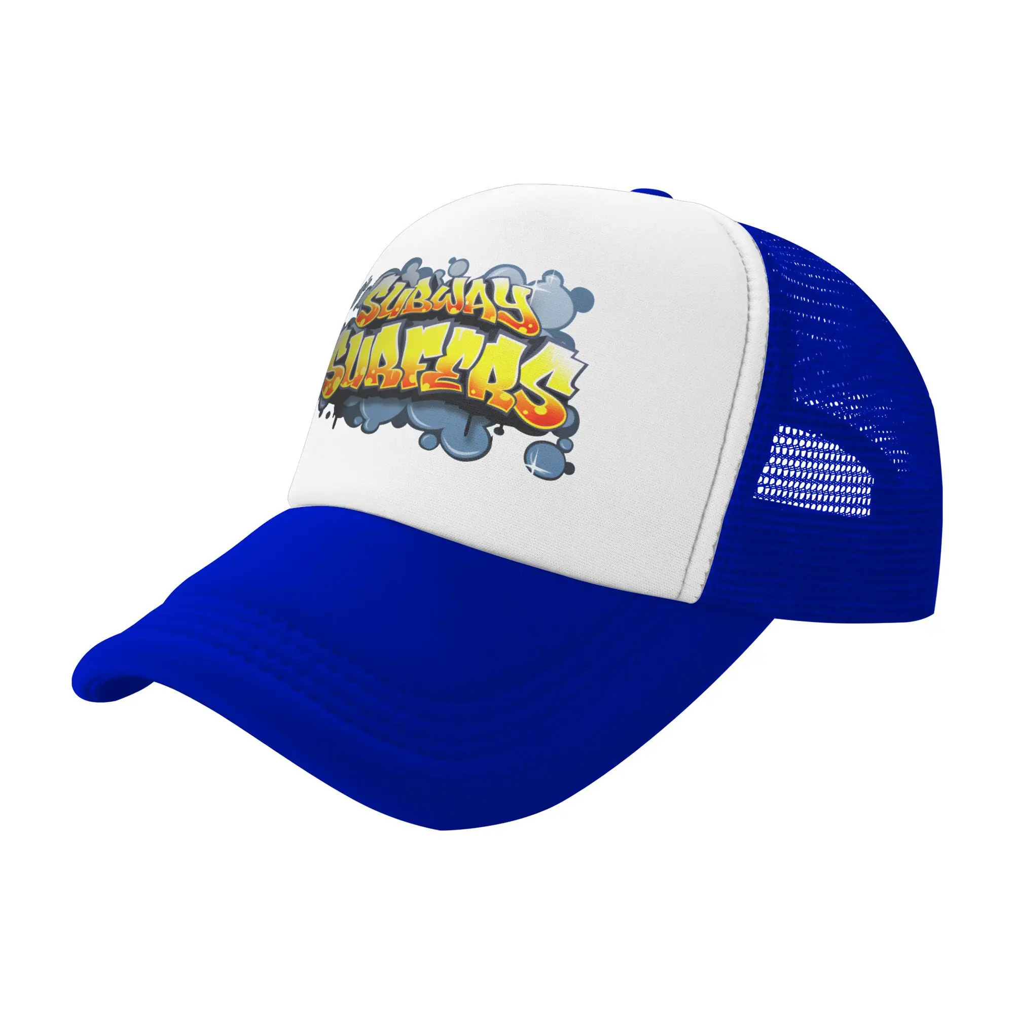 Subway Surfers Logo Mesh Baseball Cap Unisex Hip-Hop Trucker Hat