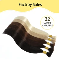 Pas de trame cheveux vietnamiens cheveux humains en vrac 613 100% vierge Remy cheveux raides en vrac 99j réel naturel Extension de cheveux gris blond cheveux 4