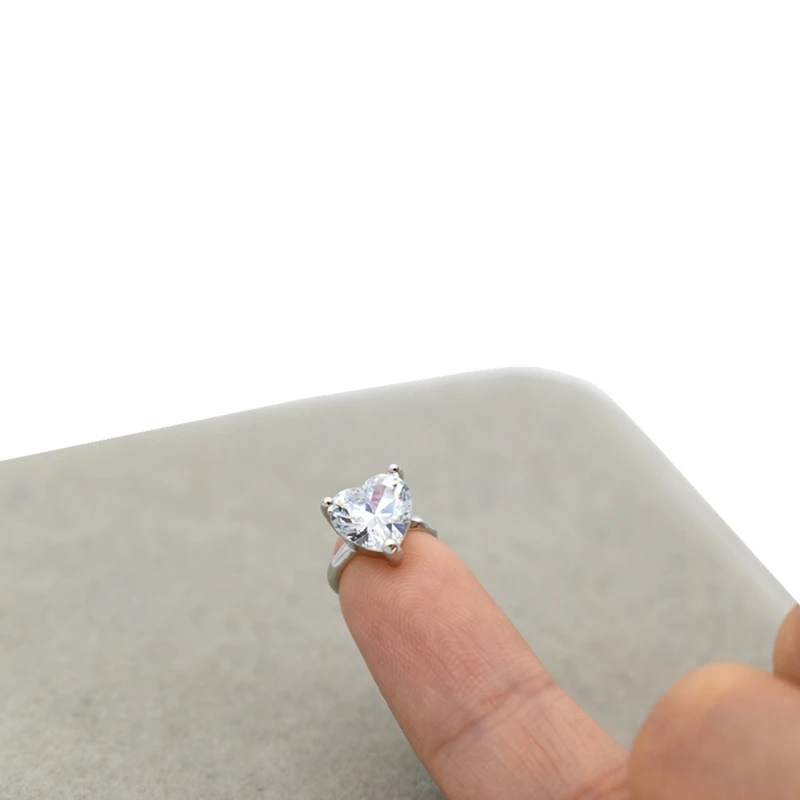 Chic Infant Baby Angel Crystal Rings Photography Props Baby Cupid Cosplay Cute Rhinestone Shining Rings For 0-3 weeks Newborn 3