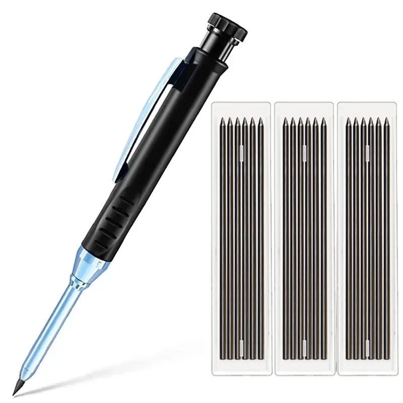 Solid Carpenter Mechanical Pencil with Built-in Sharpener