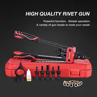 14" Rivet Nut Tool Professional Hand Rivet Nut Setter Kit Labor-Saving and Compact Design Including 6 Interchangeable 2