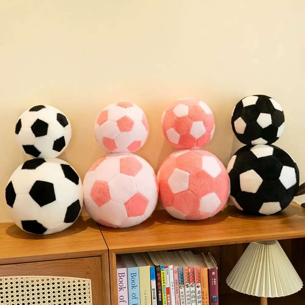 Lovely Ball Shape Soccer Ball Throw Pillow Soft Stuffed Football Throw Pillow Doll 13/20cm Ins Football Children Toys