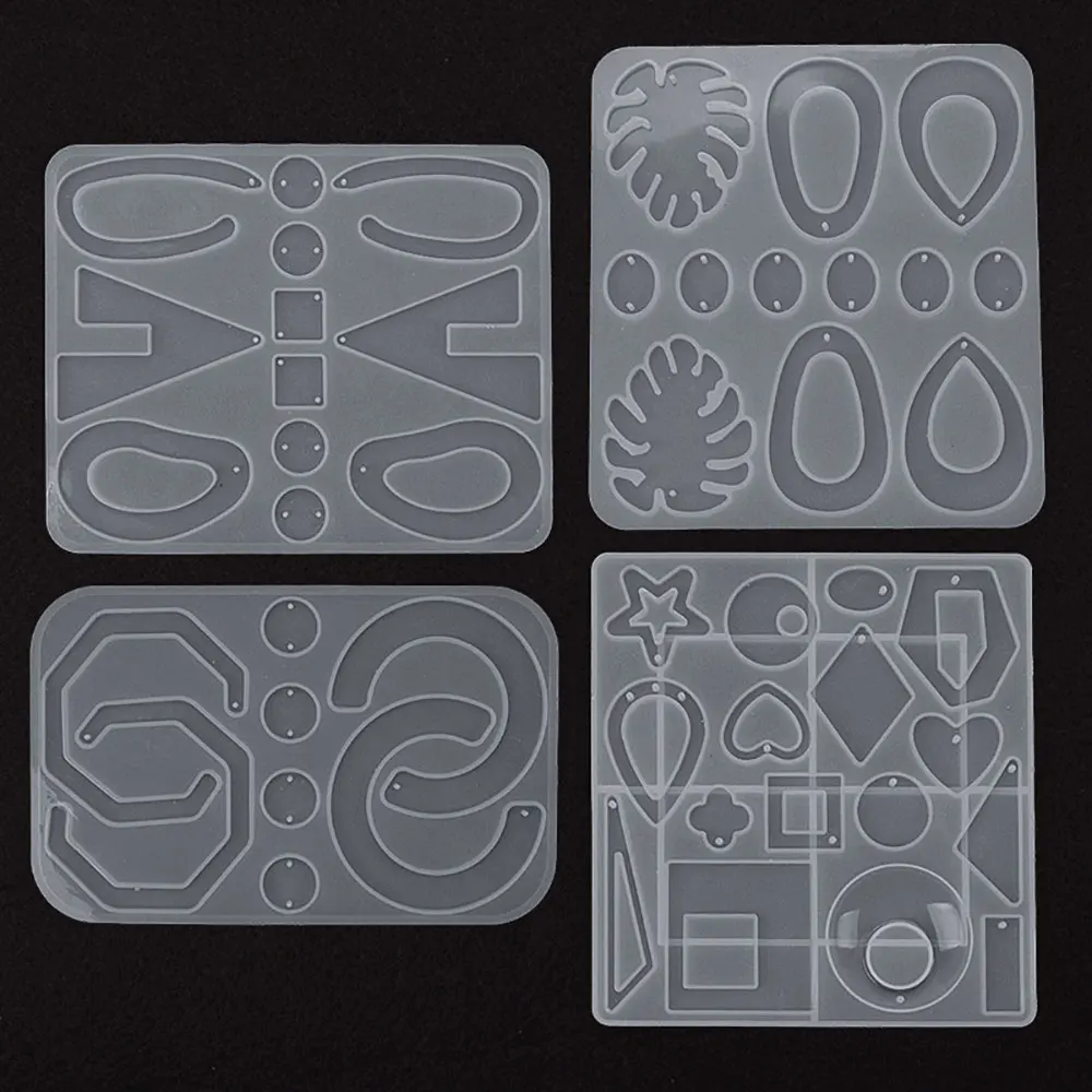Silicone World Pendant Silicone Mold Round Heart Mold Resin For DIY Necklace Crystal Epoxy Resin Jewelry Making silicone mold