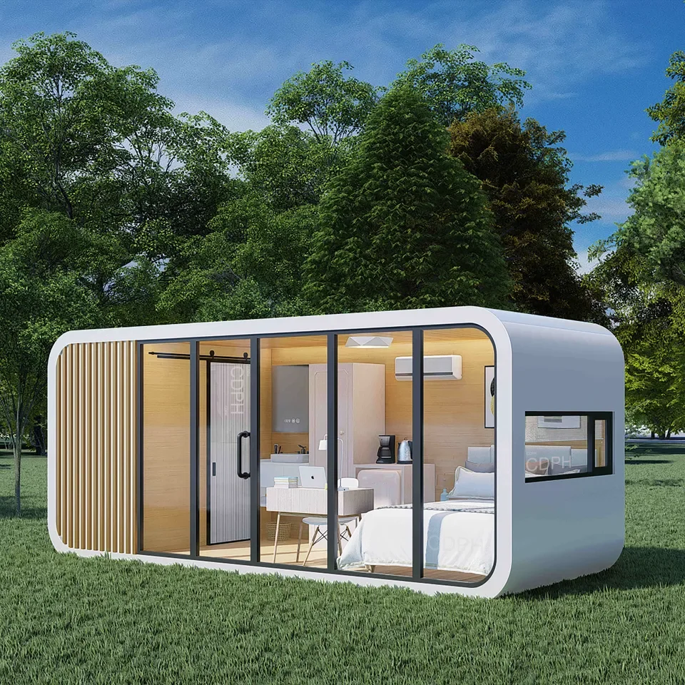 Casa pré-fabricada moderna minimalista do lazer casa de férias apropriada  para hotéis característicos - AliExpress