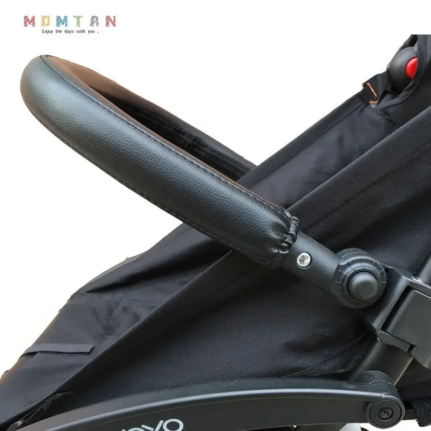 Momtan®Accessori Per Passeggini Barra Paraurti Con Bracciolo In Pelle Regolabile Per Carrozzina Babyzen Yoyo Yoya Mountain Buggy