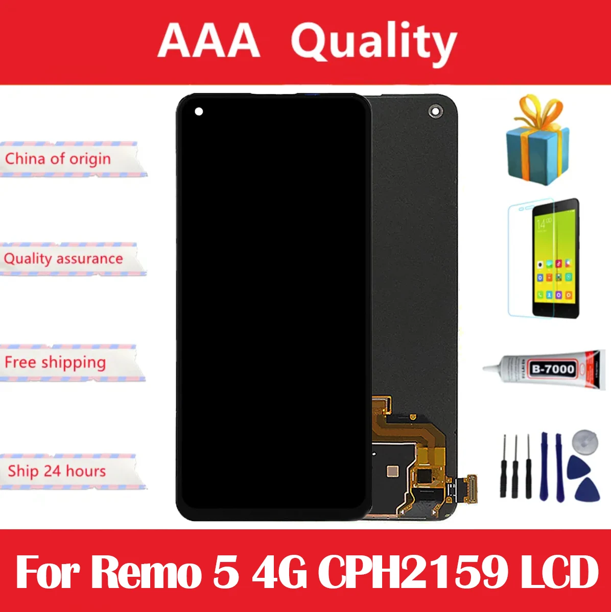 ЖК-дисплей 6,4 дюйма AMOLED для Oppo Reno5 4G CPH2159