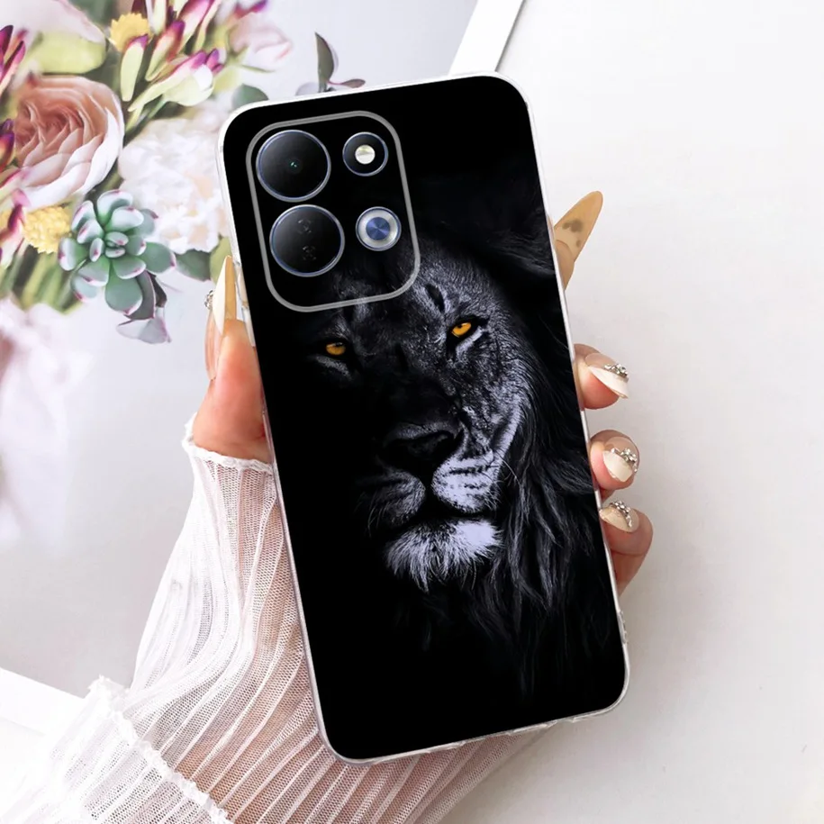 Cute Cartoon Animal Soft Silicone Clear Phone Case Cover