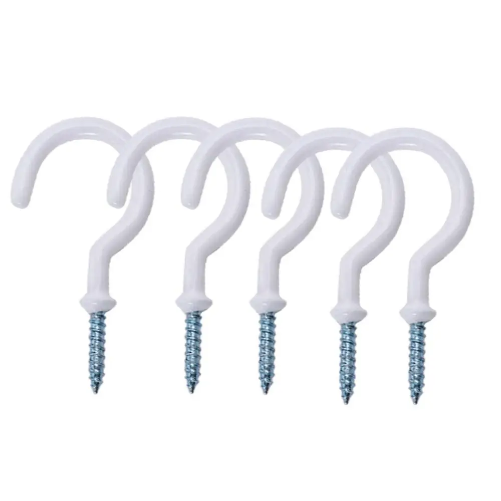 10pcs Black Screw-In Shouldered Home Storage Wall Mounted Mug Hanger Ceiling Hooks Cup Hooks wall mount hooks,kitchen hooks,l shaped screw hooks