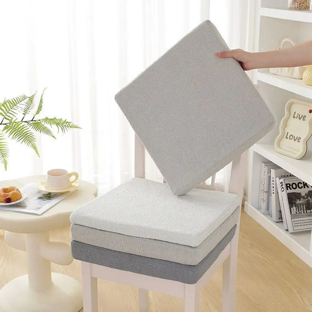 5cm Thick Seat Cushion High Density Sponge Ultra Soft Office Chair Pad Breathable Fast Rebound Waist Cushion for Long Sitting