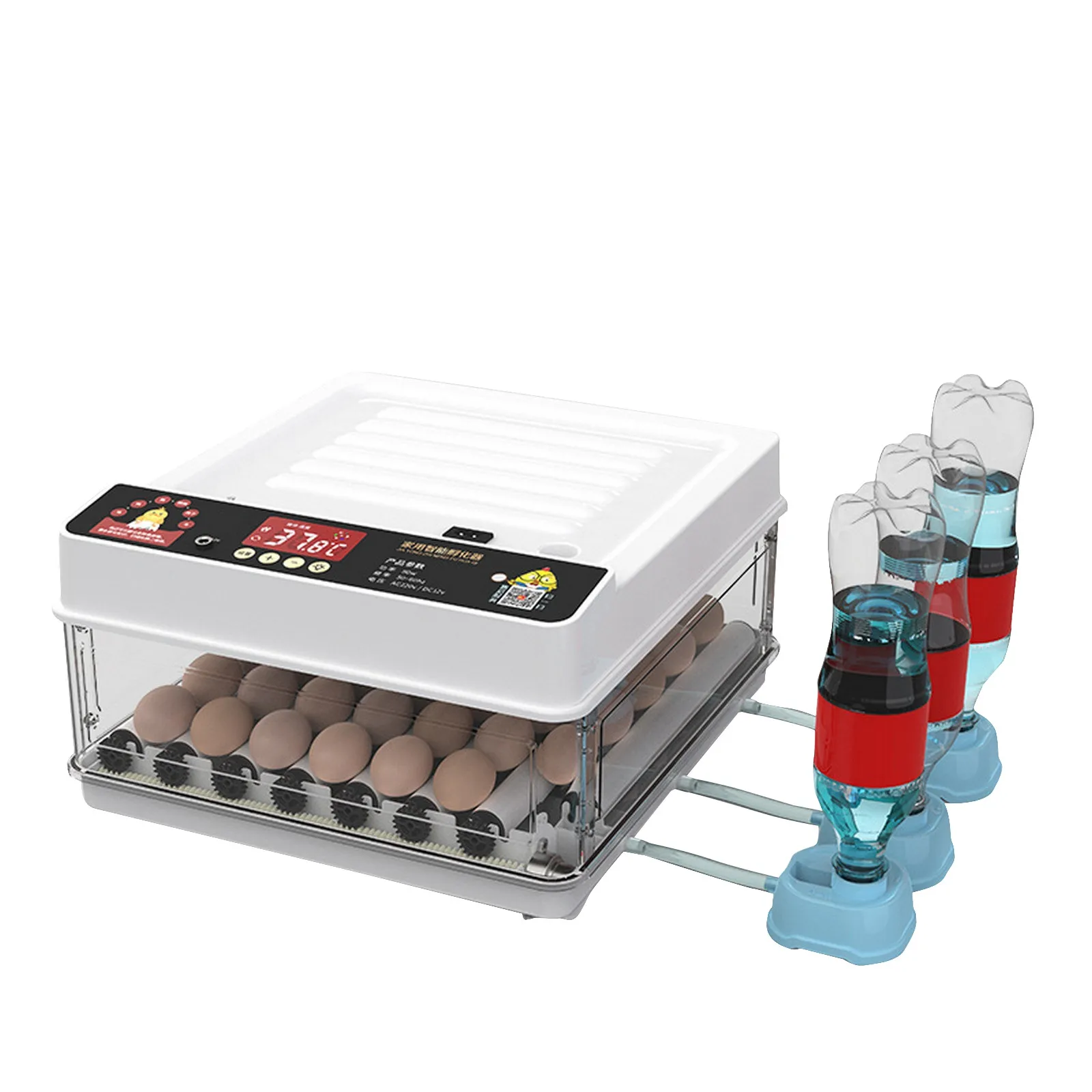 220v Bird Quail Chick Eggs Hatcher Incubator Brooder Automatic Farm