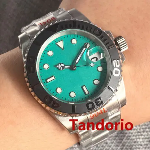 

Мужские автоматические часы с сапфировым стеклом, 40 мм