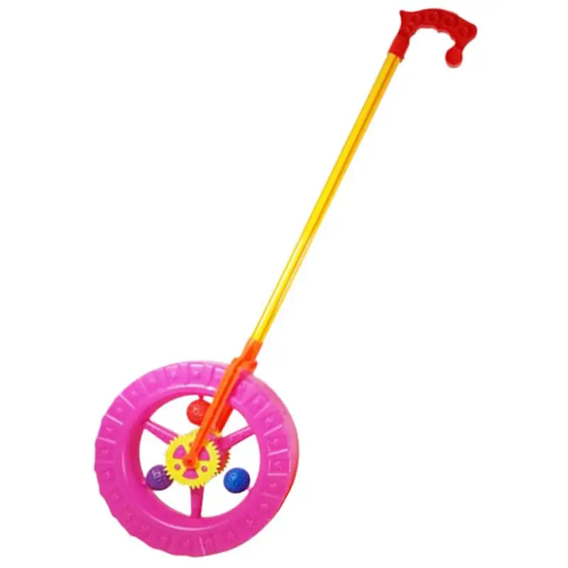 

Детский пуш-ходунок, красочный привлекательный пуш-ходунок с колесами, съемная многофункциональная детская коляска, привлекательная обучающая активность