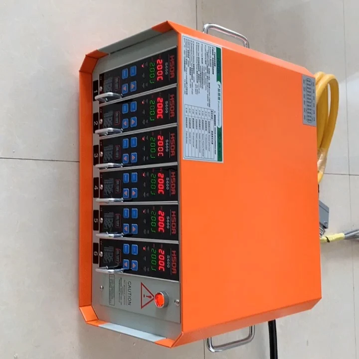 

Intelligent 6-channel PID hot runner temperature controller for plastic mold hot runner system