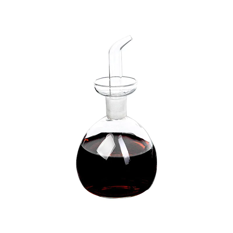 Nordic Glass Oil Pot, Seasoning Pot, Soy Sauce Bottle, Vinegar Pot, Household Kitchen Supplies, Leak-proof Oil Bottle, 1Pc
