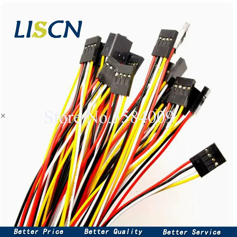 10PCS 20CM Single head Dupont Line Dupont connector plug with cable