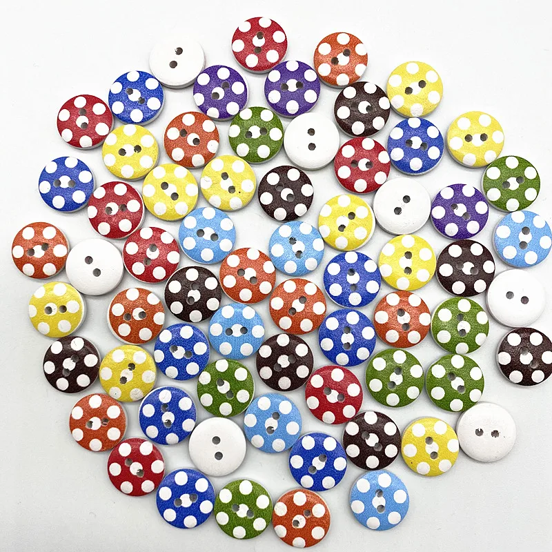 30-Piece Set of 15mm Monogrammed Christmas Plaid Buttons for Scrapbooking and Wedding Decor Sewing