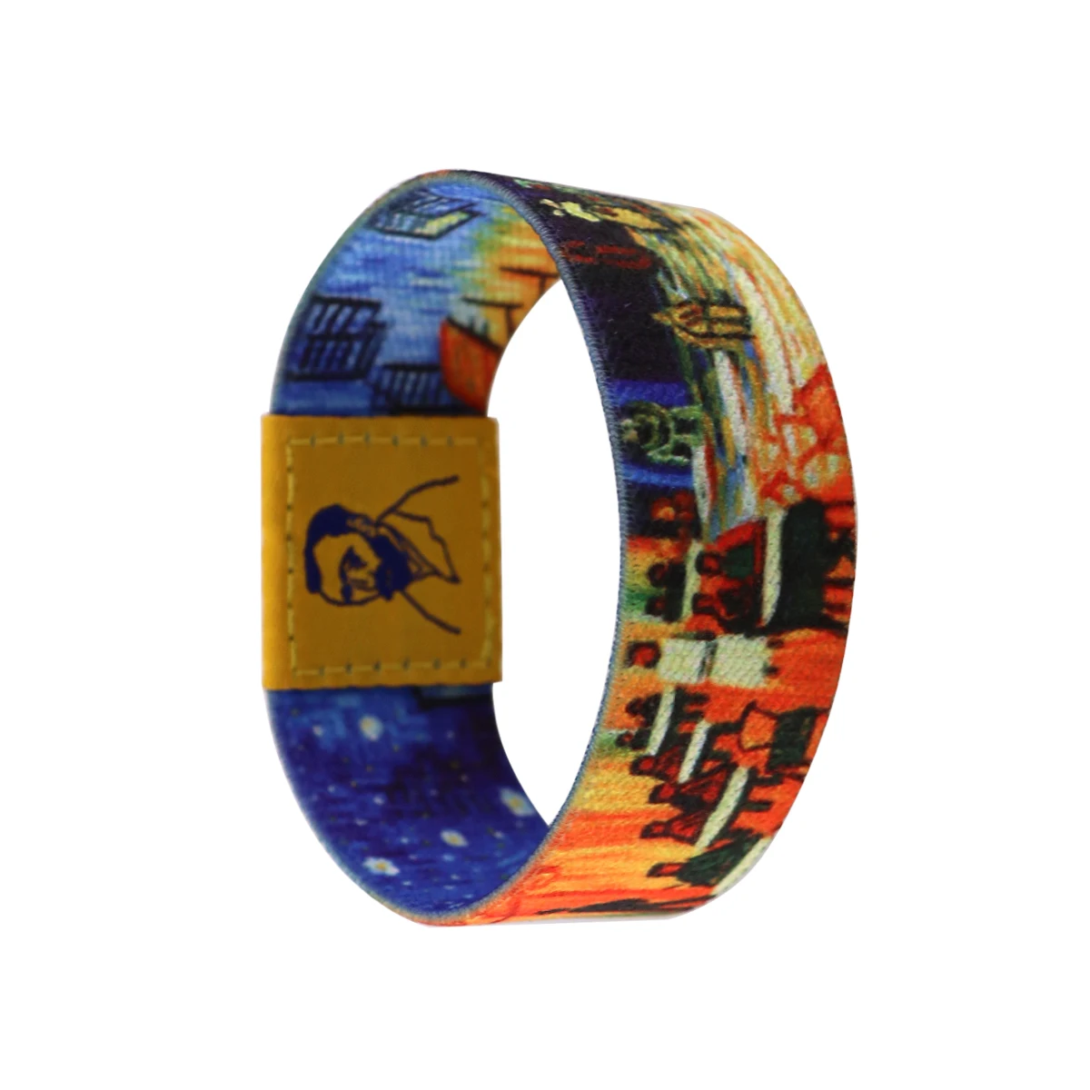 Van Gogh Art Bracelet Bracelets on Hand Jewelry Stretch Wristband Bracelet for Women Bangles Fashion Accessories 18cm