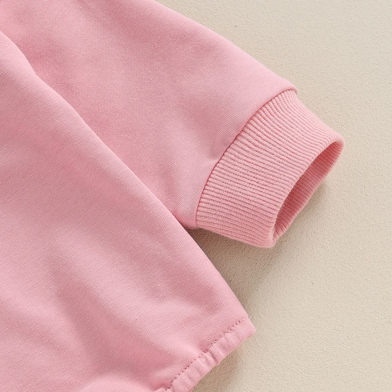 

Baby Boy Girl Crewneck Sweatshirt Sweater Shirts Long Sleeve Romper Cute Valentines Day Outfit Clothes