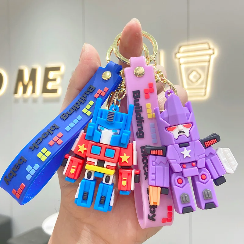 TransDevices-Porte-clés pendentif Optimus Prime Bumblebee Megatron