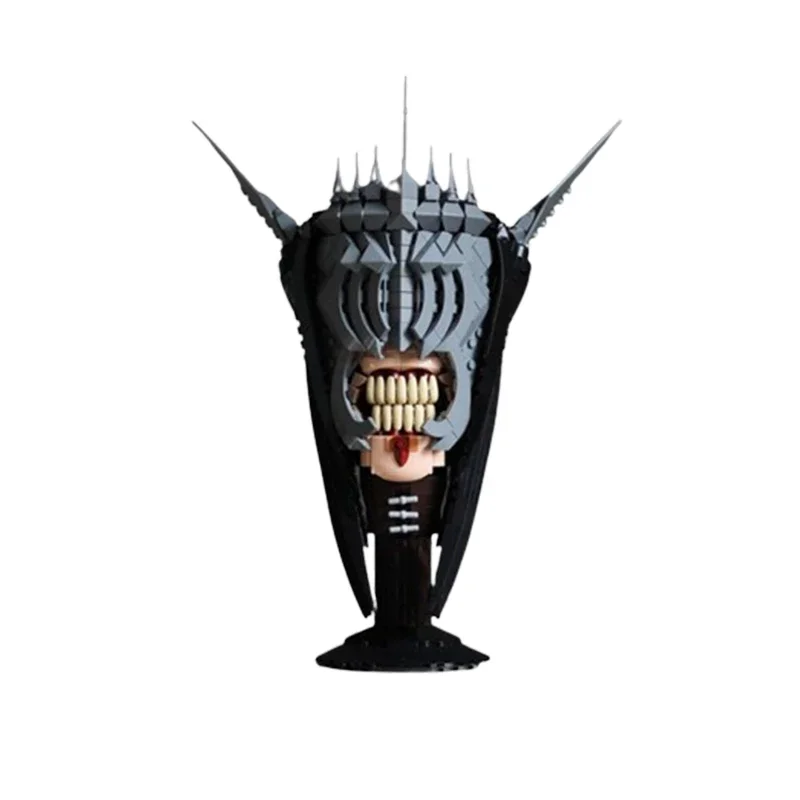 

MOC-139487 Mouth of Saurons Skull faced villain Model Building Blocks Rings Evil Monster Characters diy Bricks Toy Children Gift