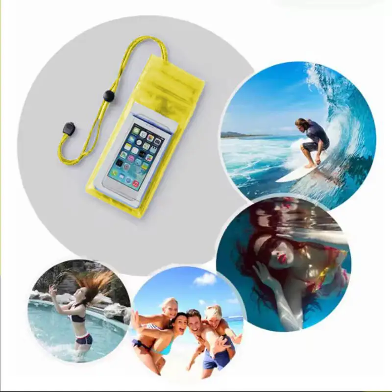 Bolsa Impermeável Para Celular NOOMIEQCF - Transparente Praia