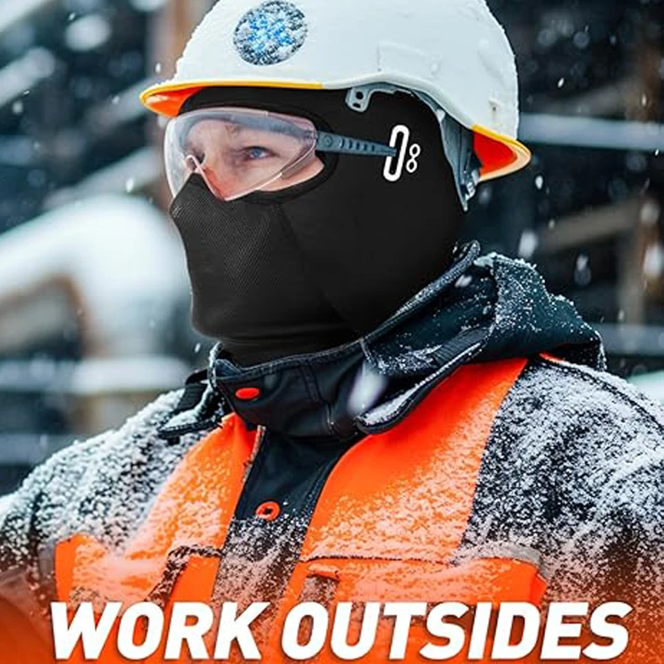 GTUBIKE Winter Warm Cycling Cap for Men Bicycle Motorcycle Balaclava Windproof Sport Scarf Velvet Bike Face Cover Hiking Ski Hat 6