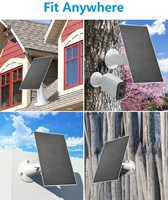 Panneau solaire 10W 5V Micro Type-C, chargeur solaire extérieur, panneaux solaires pour caméra de sécurité, petit système d'éclairage domestique 5