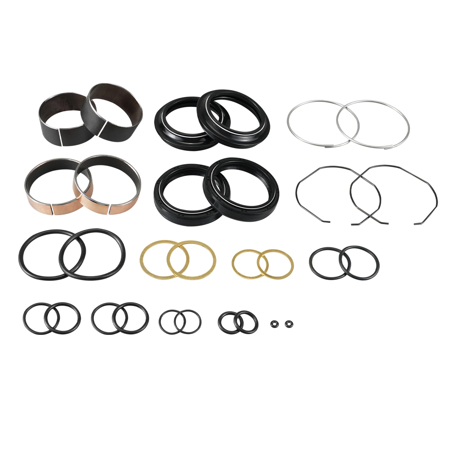 

Motorcycle for Yamaha YZ125 YZ250 1996-2003 YZ 250F 450F WR250F WR450F Front Fork Oil Seals Rebuild Dust Fork Slider Bushings