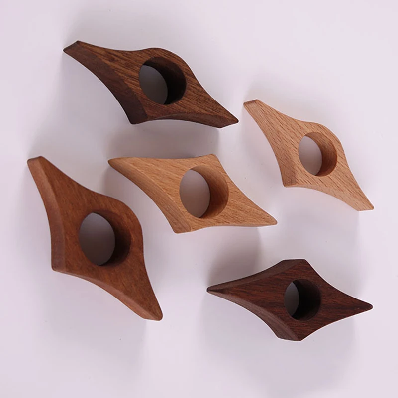 Thumb Page Book Holder Reading Accessory Solid Wooden Thumb Bookmark One Hand Reading Book Support Aids Tools